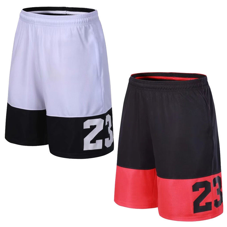 Mens Sports Shorts Breathable Loose Soccer Jersey