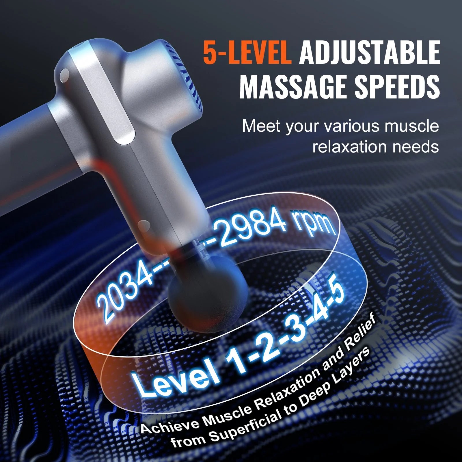 VEVOR Massage Gun Deep Tissue