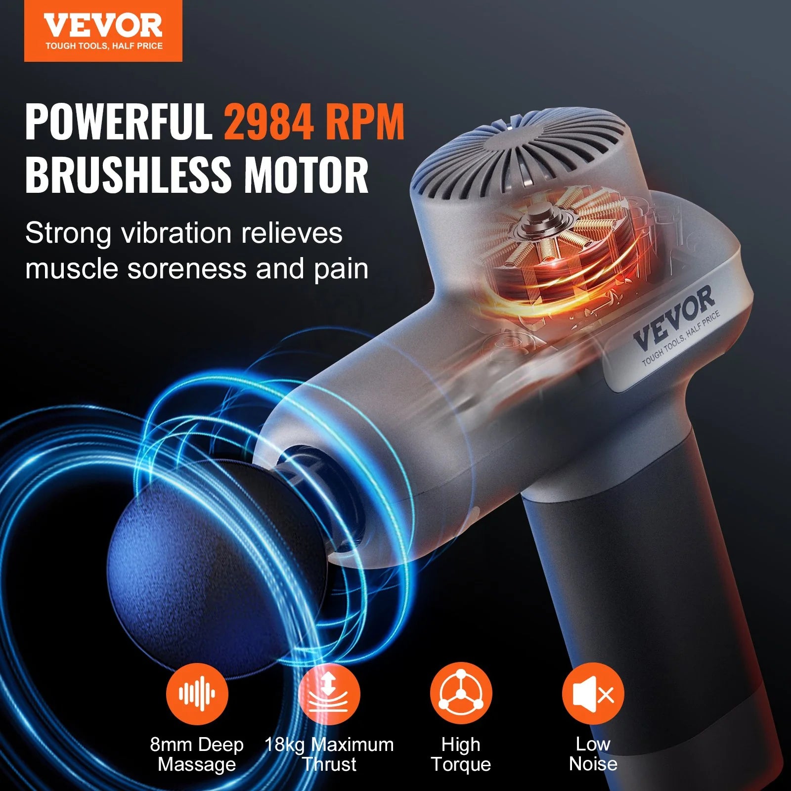 VEVOR Massage Gun Deep Tissue