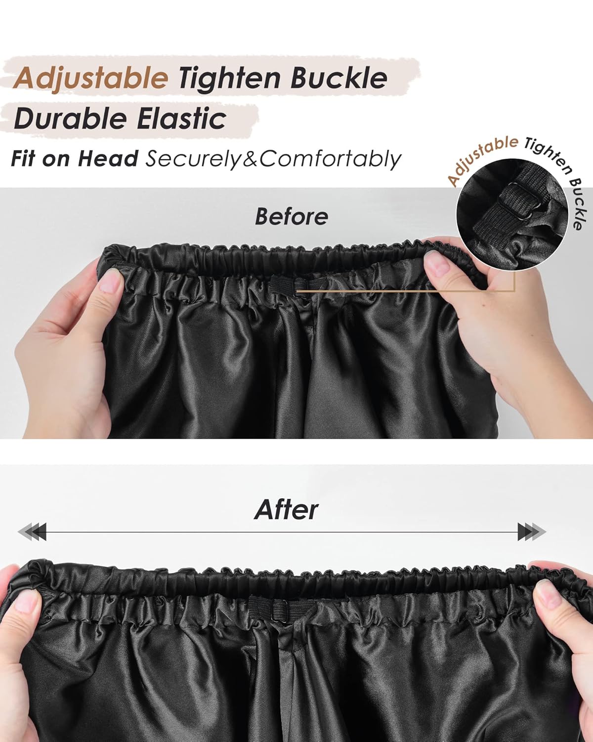 Long Bonnet Braid Bonnets for Sleeping