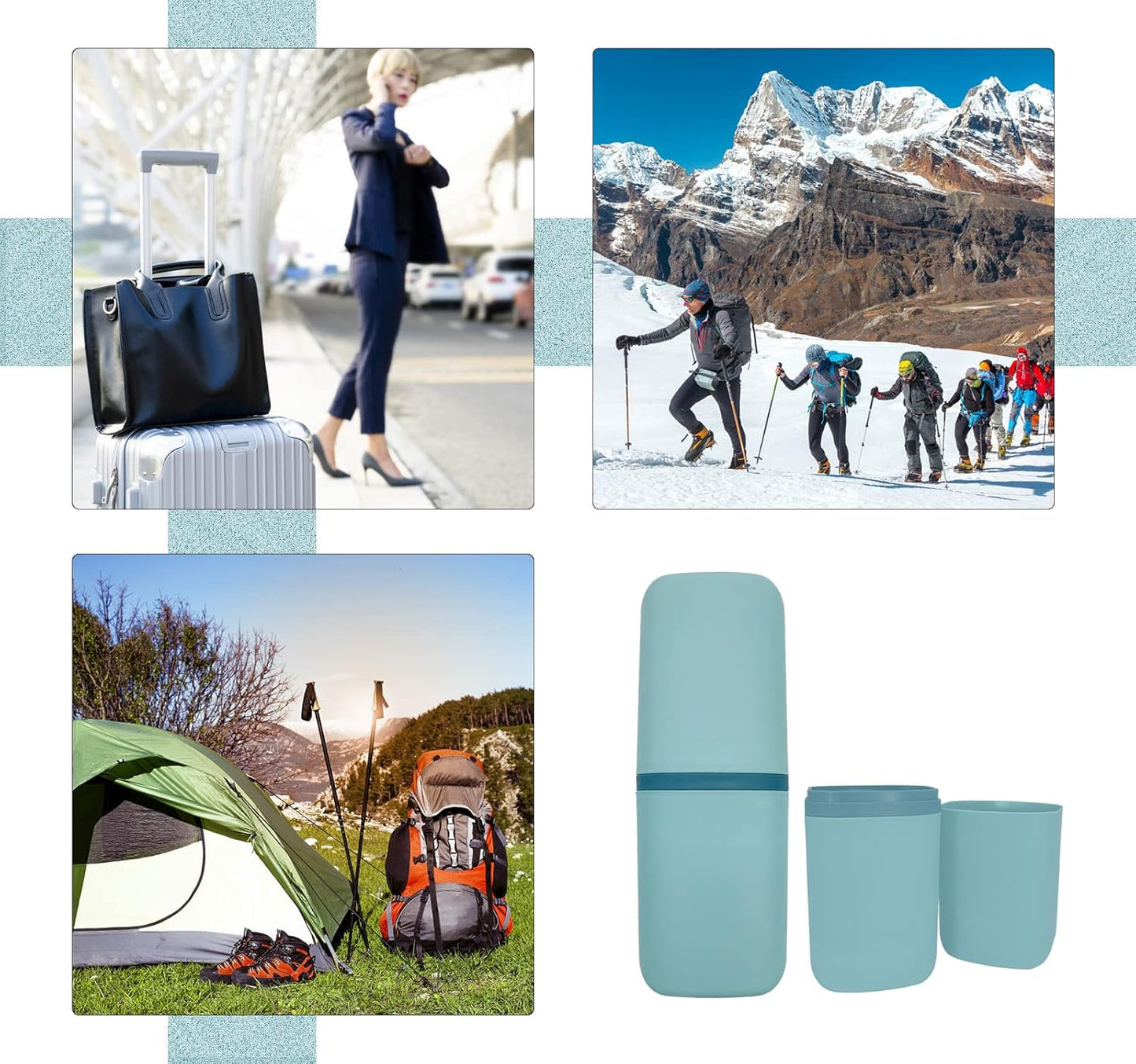 Travel Toothbrush & Toothpaste Case