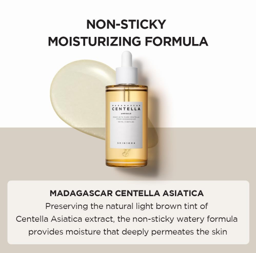 Madagascar Centella Asiatica Ampoule Facial Serum 1.85 Fl.Oz,
