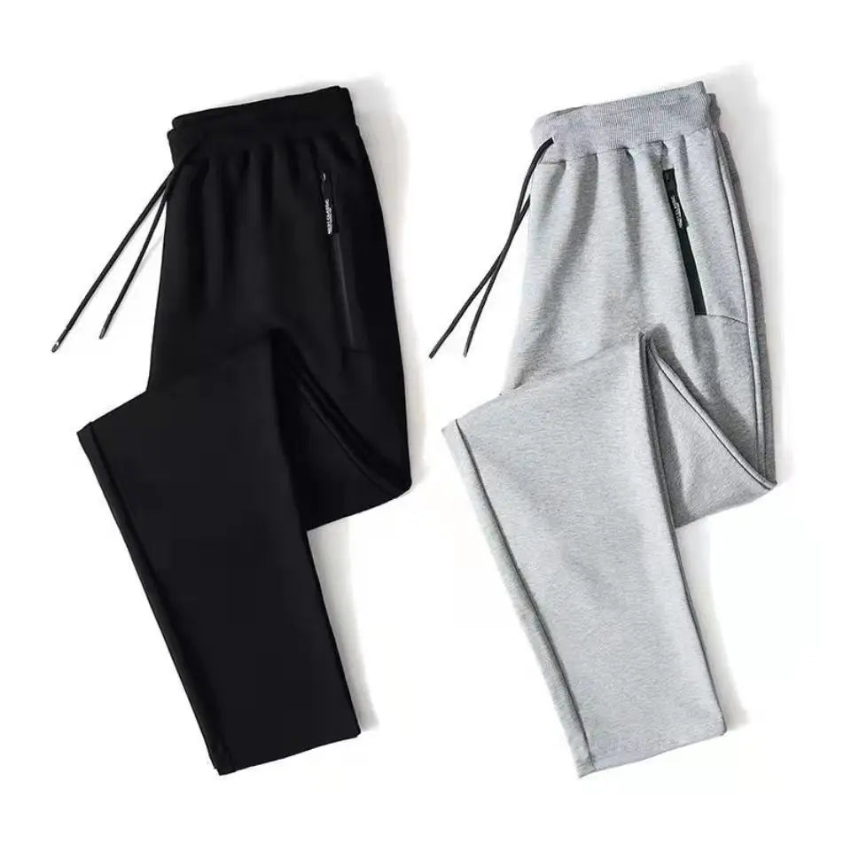 Men Running Pants With Zipper Pockets Men Training and Joggings Pants