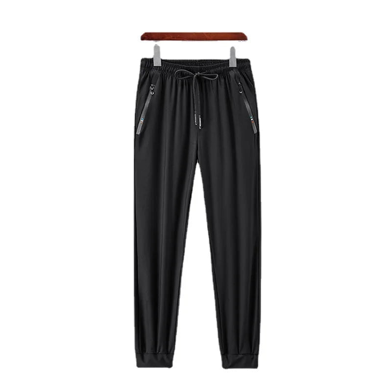 Men Running Pants With Zipper Pockets Men Training and Joggings Pants
