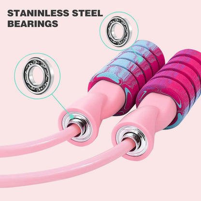 Rope With 2 In 1 Training Adjustable Ropeless Skipping Rope