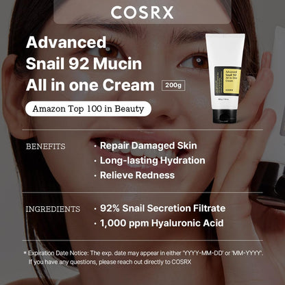 Snail Mucin 92% Moisturizer