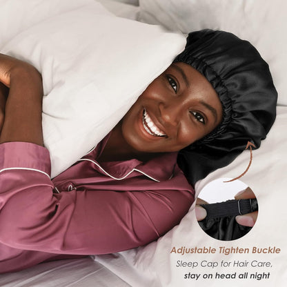 Long Bonnet Braid Bonnets for Sleeping 