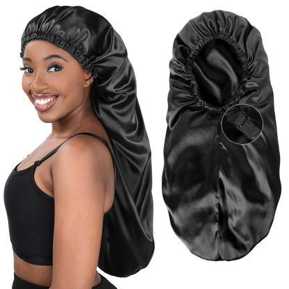 Long Bonnet Braid Bonnets for Sleeping 