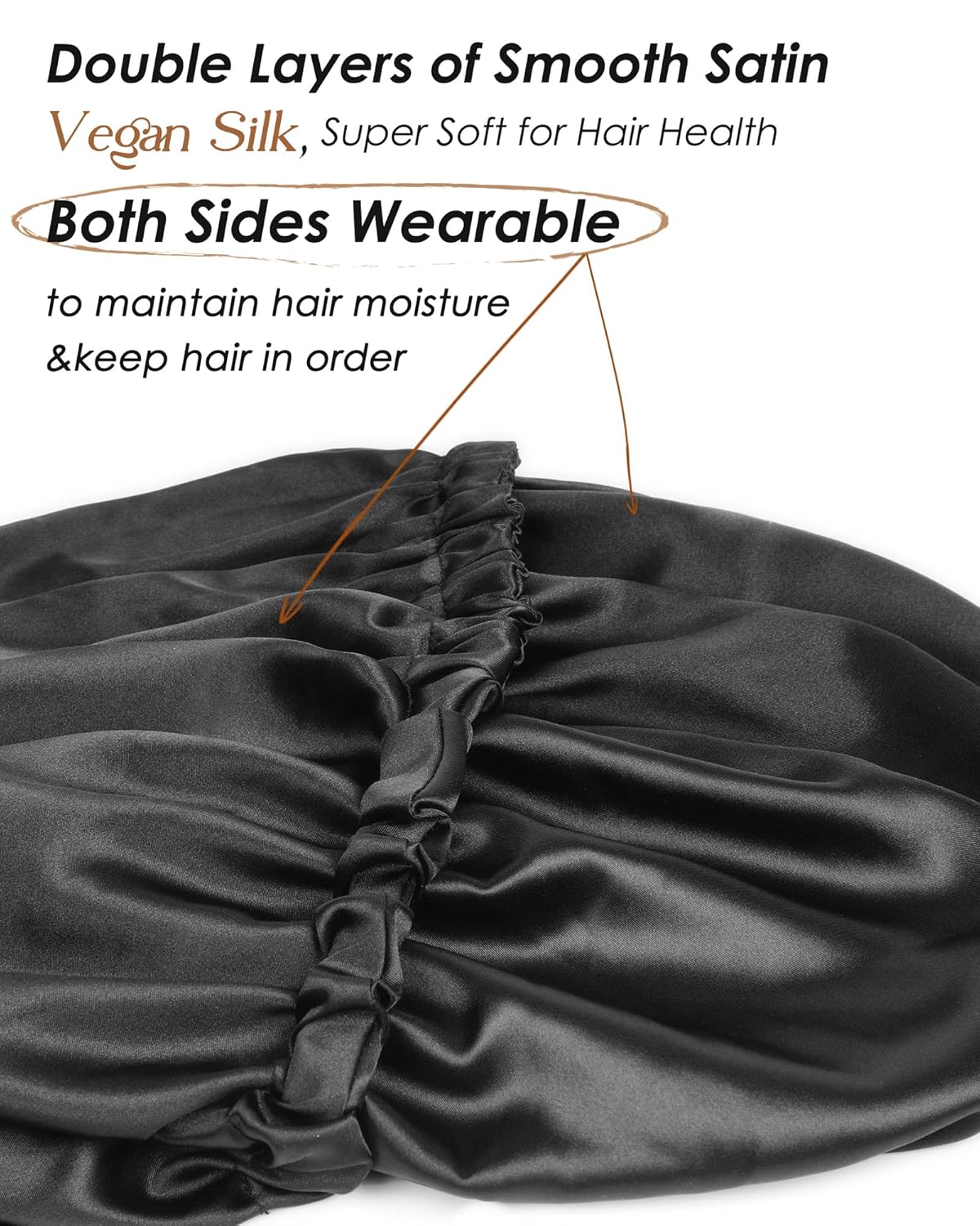 Long Bonnet Braid Bonnets for Sleeping 